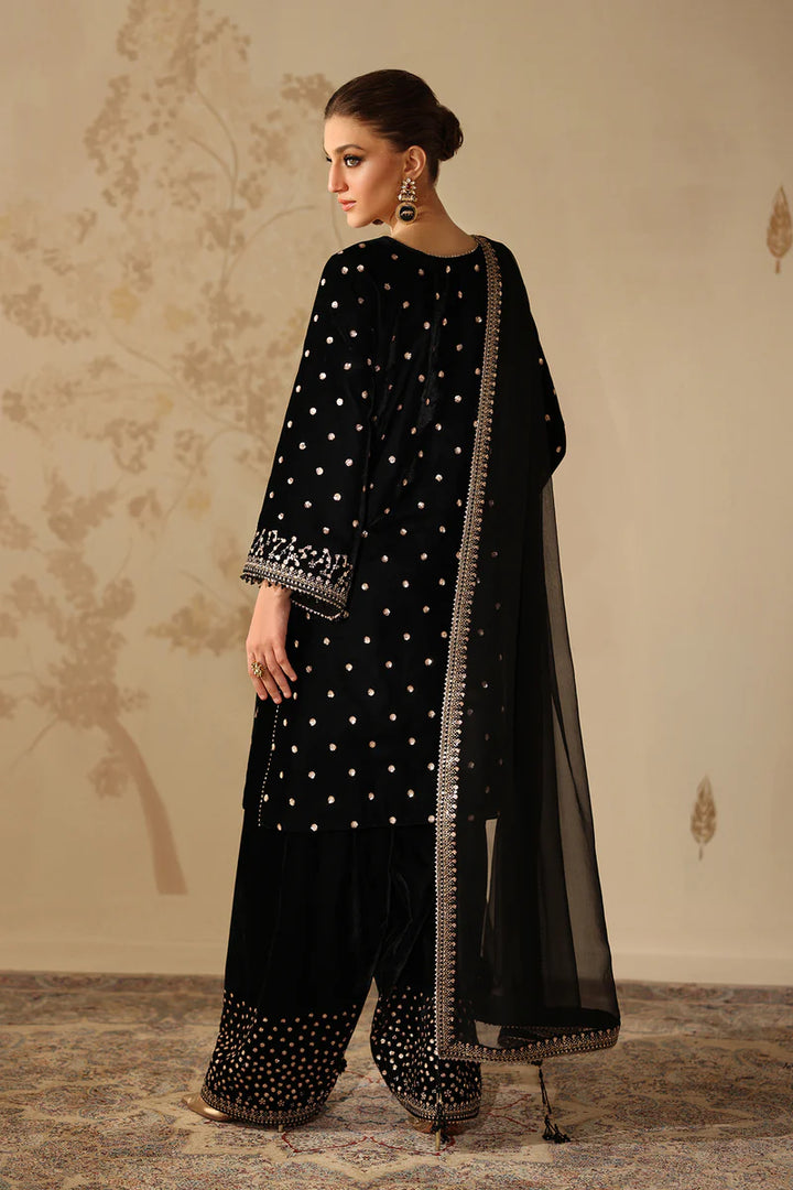 Baroque | Stitched | EMBROIDERED VELVET UF-4316 - House of Ayeza
