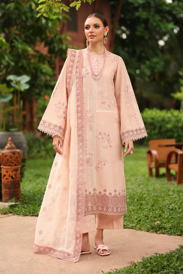 Baroque | Stitched 25 | EMBROIDERED LAWN UF-4261 - House of Ayeza