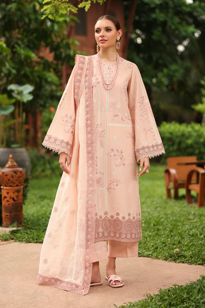 Baroque | Stitched 25 | EMBROIDERED LAWN UF-4261 - House of Ayeza