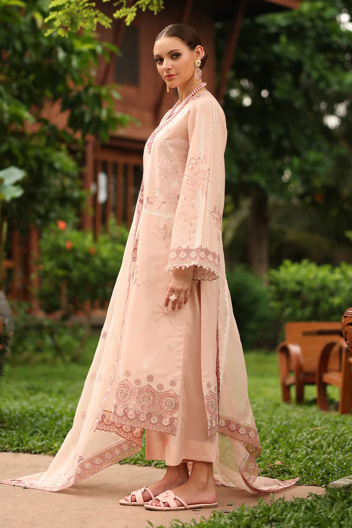 Baroque | Stitched 25 | EMBROIDERED LAWN UF-4261 - House of Ayeza