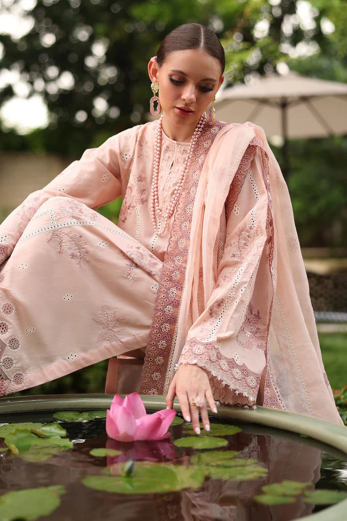 Baroque | Stitched 25 | EMBROIDERED LAWN UF-4261 - House of Ayeza