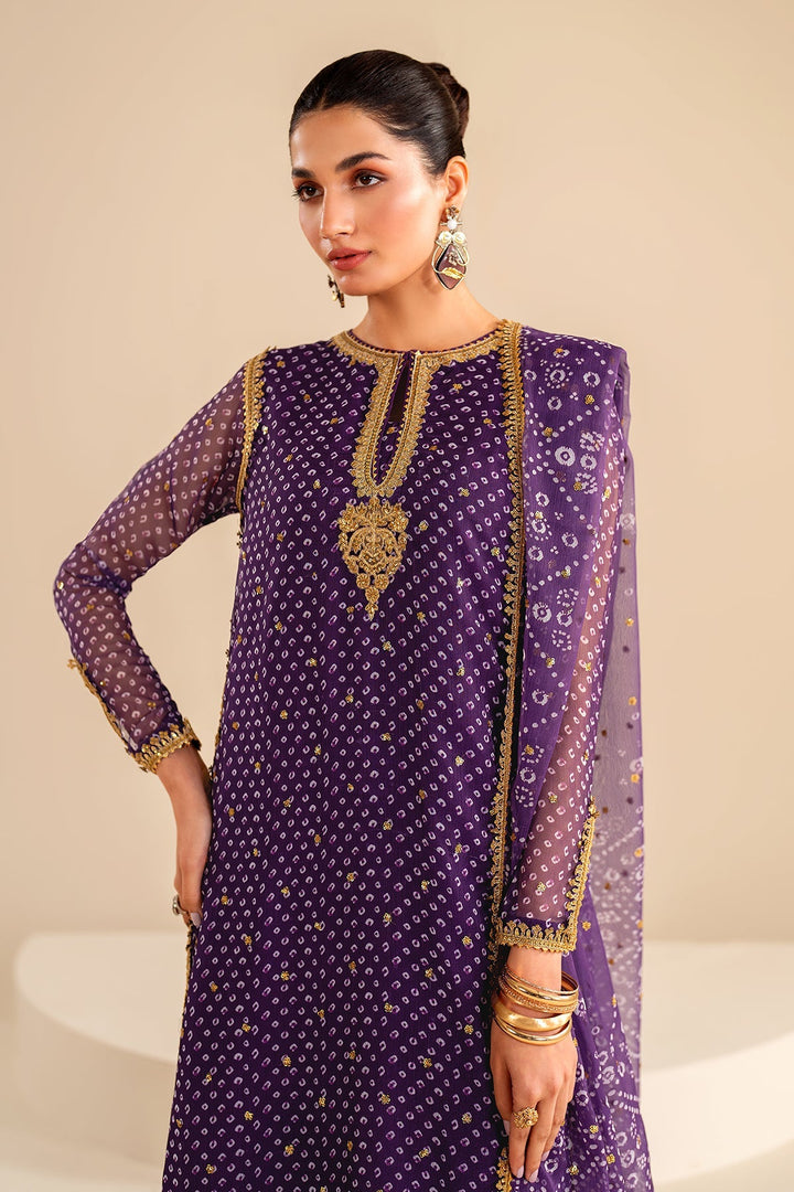 Baroque | Formals | EMBROIDERED CHIFFON UF-625 - House of Ayeza