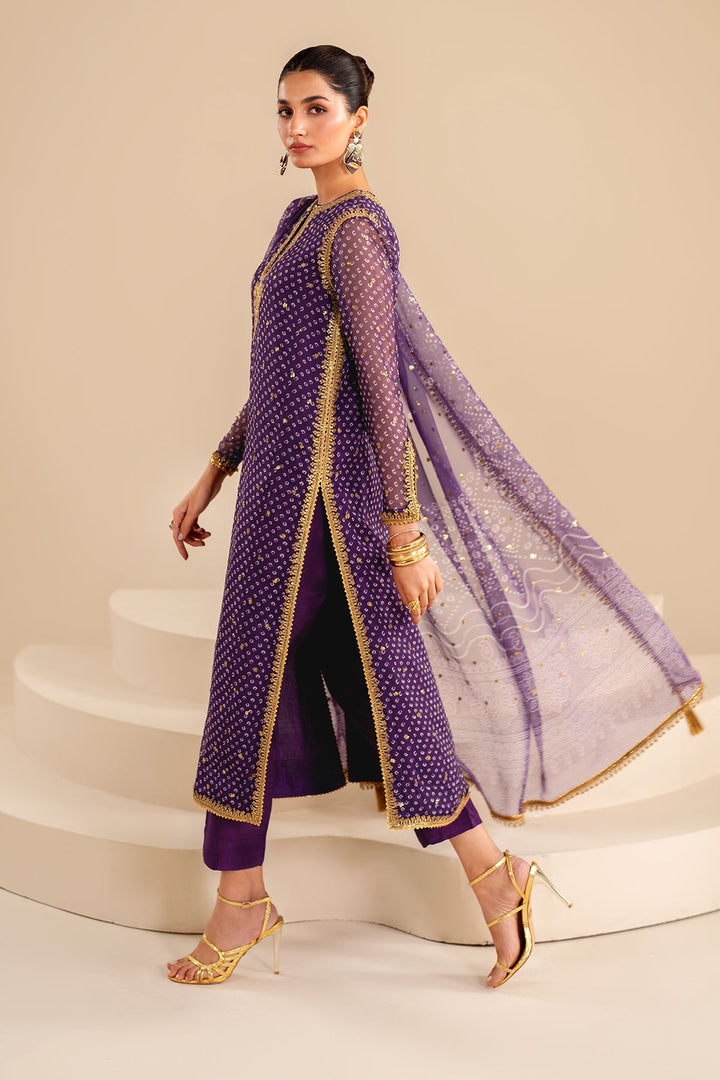 Baroque | Formals | EMBROIDERED CHIFFON UF-625 - House of Ayeza