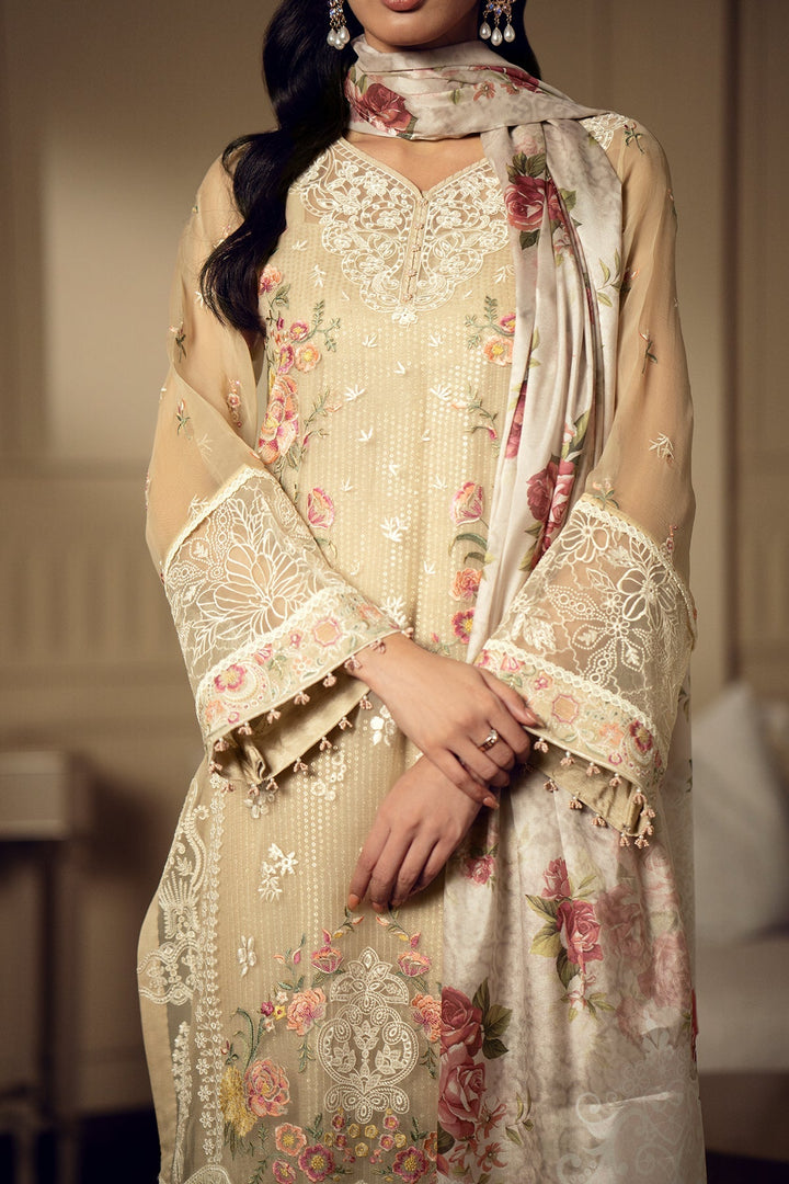 Baroque | Formals | EMBROIDERED CHIFFON UF-513 - House of Ayeza