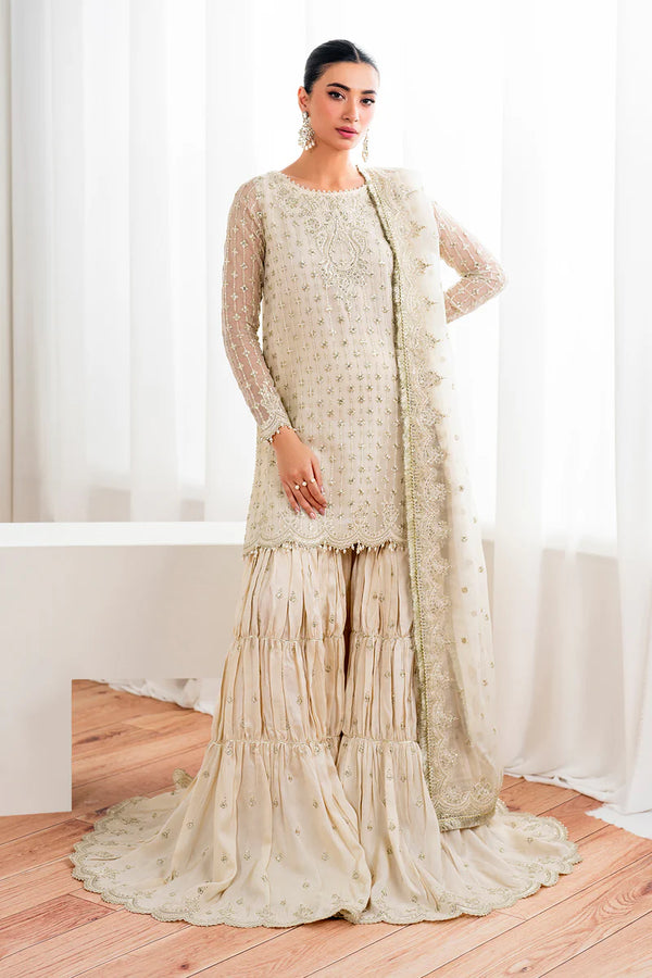 Baroque | EMBROIDERED CHIFFON UF-687 - House of Ayeza