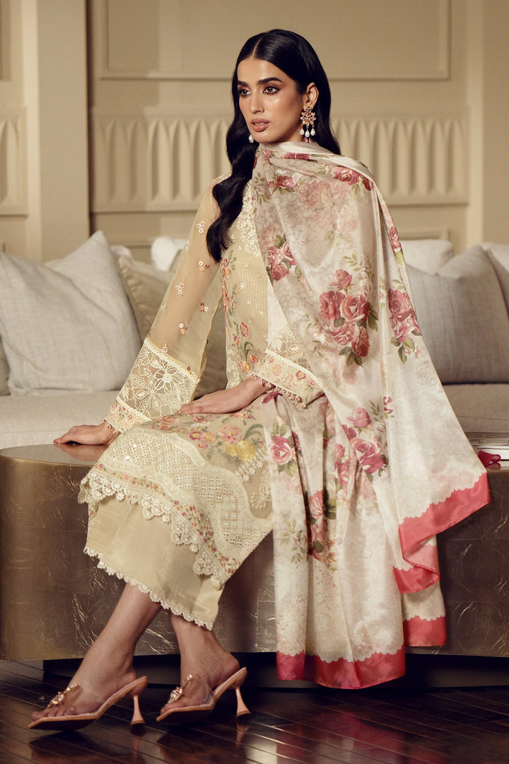 Baroque | Formals | EMBROIDERED CHIFFON UF-513 - House of Ayeza