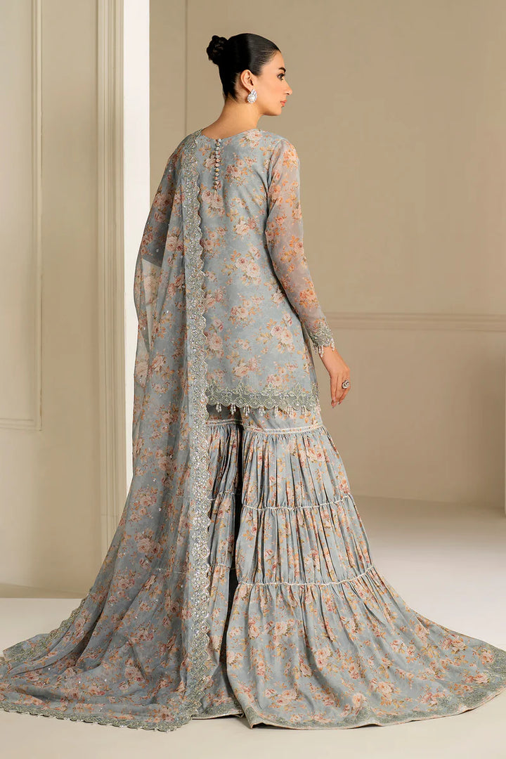 Baroque | EMBROIDERED CHIFFON UF-4165 - House of Ayeza