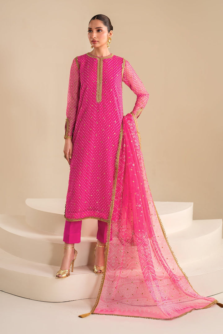 Baroque | Formals | EMBROIDERED CHIFFON UF-626 - House of Ayeza