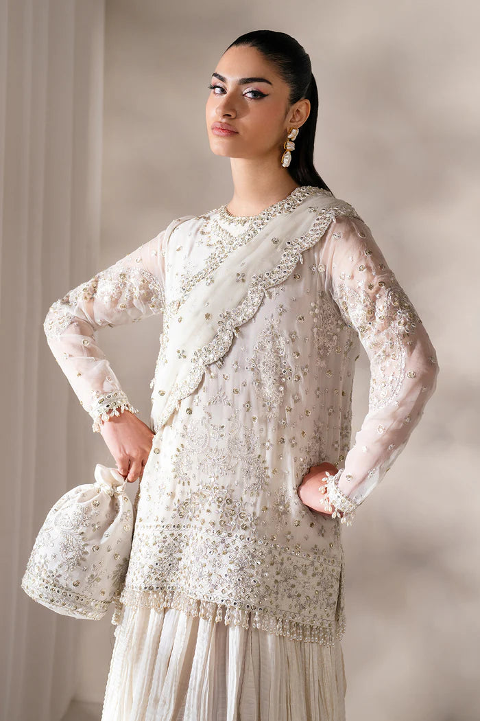 Baroque | EMBROIDERED CHIFFON UF-4140 - House of Ayeza