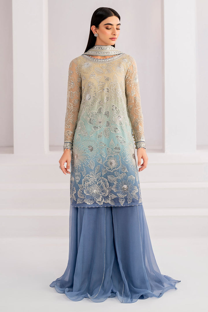 Jazmin | Formals | EMBROIDERED CHIFFON UC-3052 - House of Ayeza