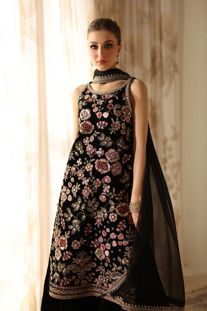Baroque | Stitched | EMBROIDERED VELVET UF-4312 - House of Ayeza
