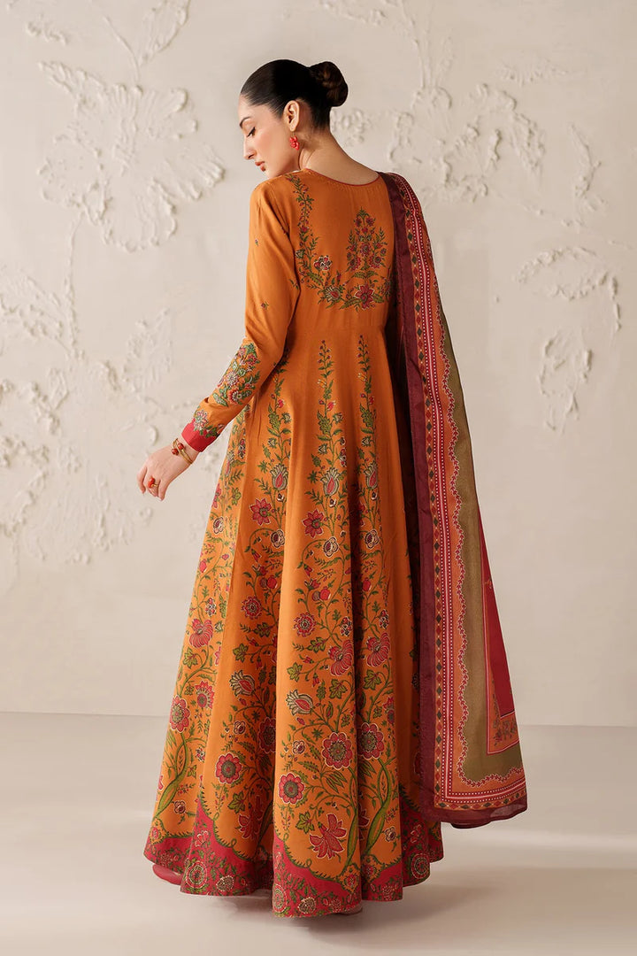 Baroque | EMBROIDERED PRINTED VISCOSE PR-1186 - House of Ayeza