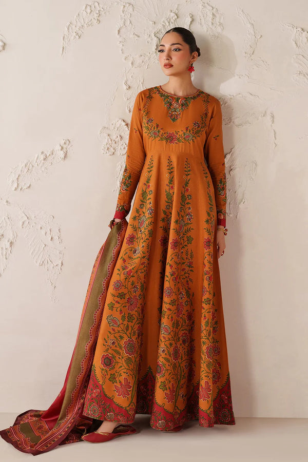 Baroque | EMBROIDERED PRINTED VISCOSE PR-1186 - House of Ayeza