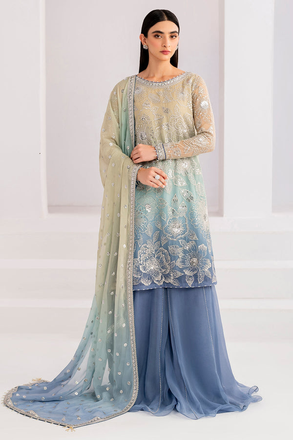 Jazmin | Formals | EMBROIDERED CHIFFON UC-3052 - House of Ayeza