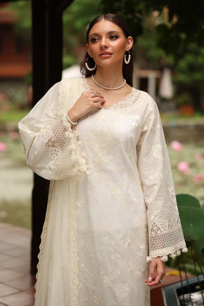 Baroque | Stitched 25 | EMBROIDERED LAWN UF-4248 - House of Ayeza