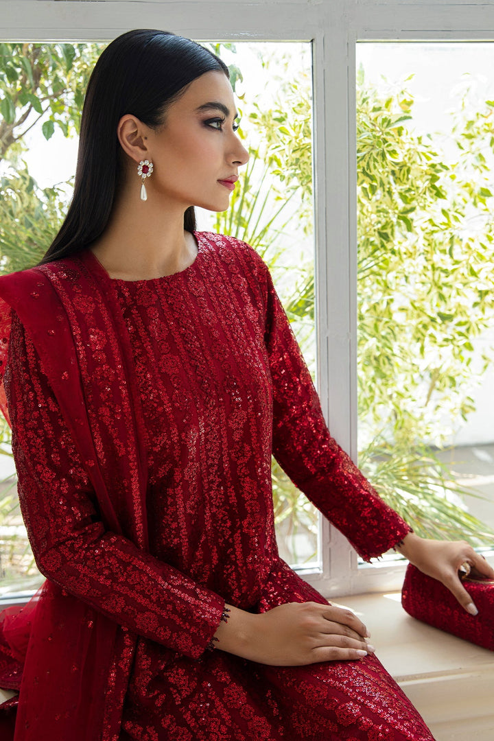 Baroque | Formals | EMBROIDERED NET UF-385 - House of Ayeza