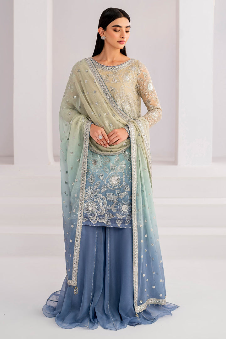 Jazmin | Formals | EMBROIDERED CHIFFON UC-3052 - House of Ayeza