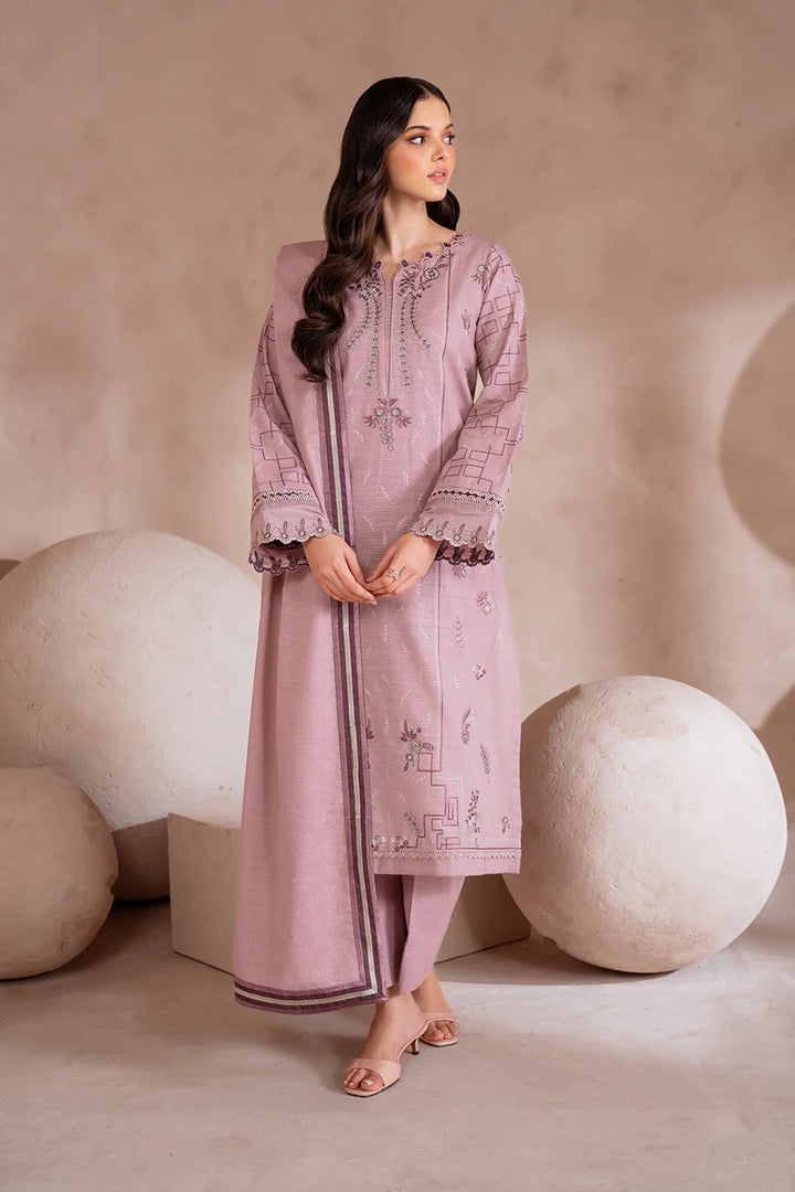 Iznik | Exclusive Winter | UE-371 Embroidered Khaddar - House of Ayeza