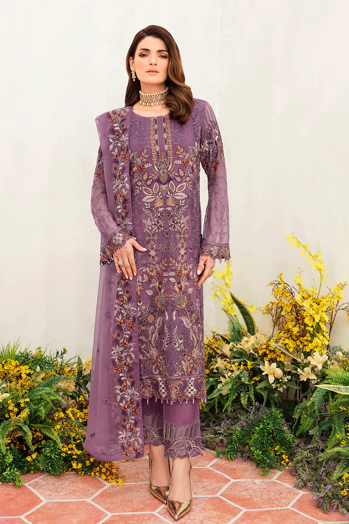 Ramsha | Minhal Organza | F-2404 - House of Ayeza