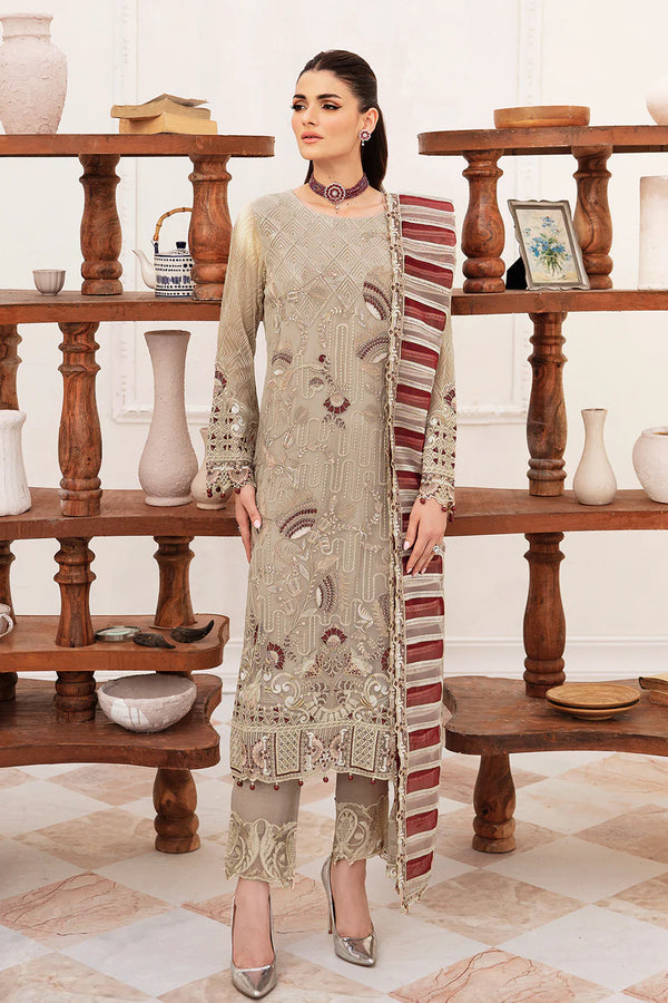 Ramsha | Minhal Organza | F-2405 - House of Ayeza