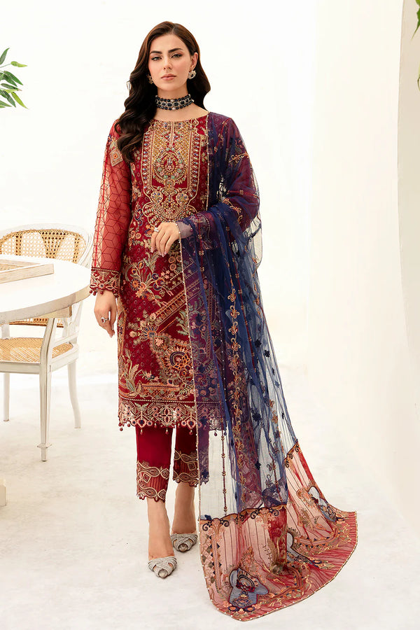 Ramsha | Minhal Organza | M-908 - House of Ayeza