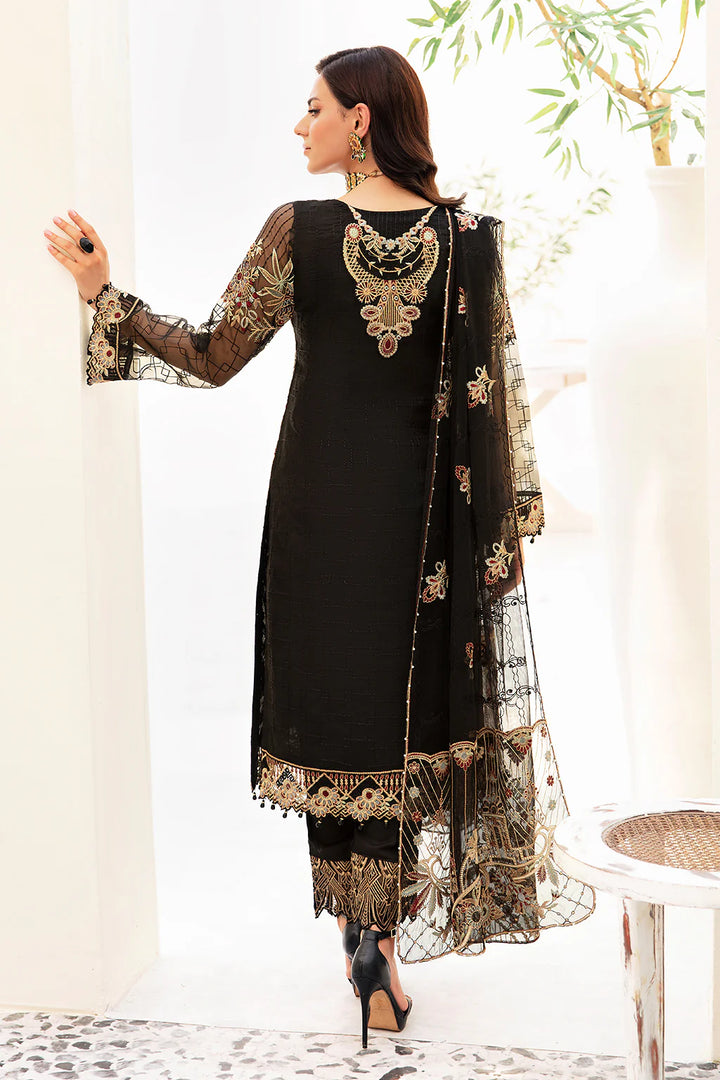 Ramsha | Minhal Organza | M-906 - House of Ayeza