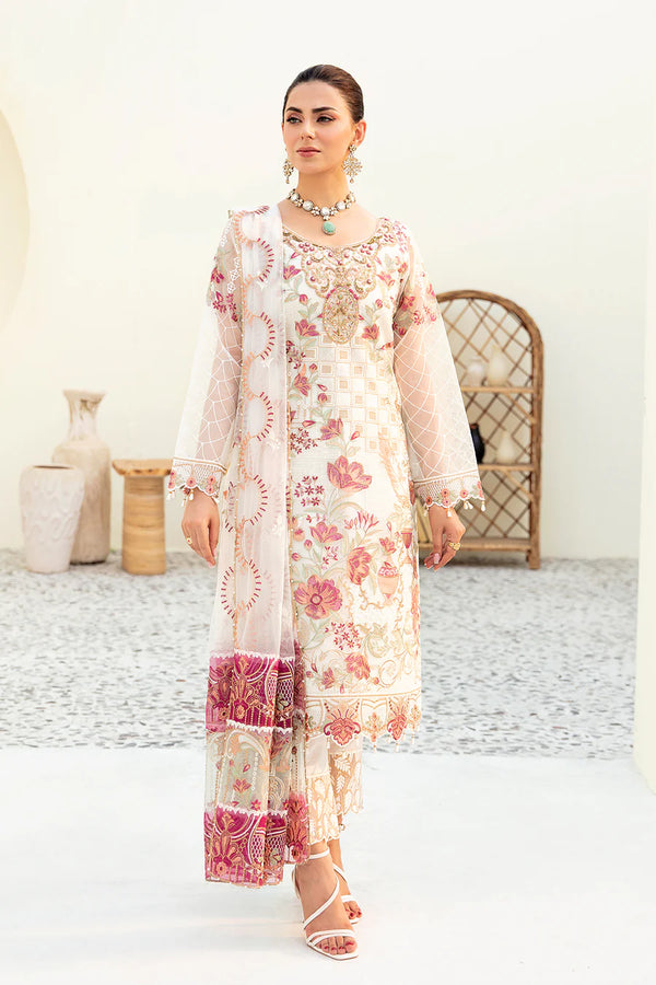 Ramsha | Minhal Organza | M-907 - House of Ayeza