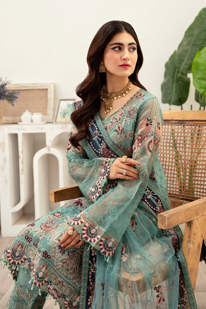 Ramsha | Minhal Organza | M-1001 - House of Ayeza