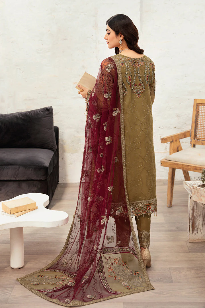 Ramsha | Minhal Organza | M-1010 - House of Ayeza