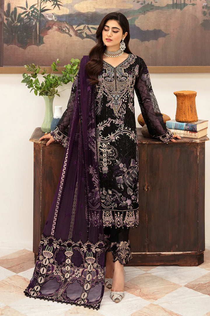 Ramsha | Minhal Organza | M-1006 - House of Ayeza