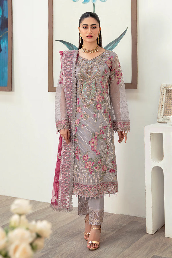 Ramsha | Minhal Organza | M-1008 - House of Ayeza