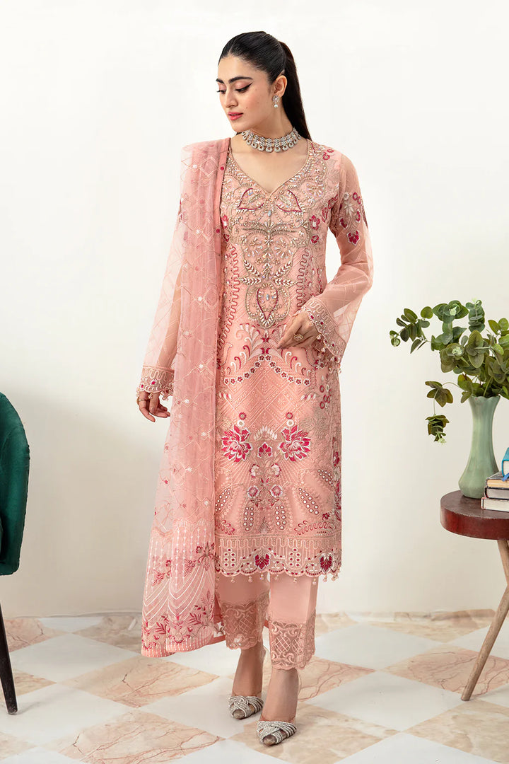 Ramsha | Minhal Organza | M-1007 - House of Ayeza