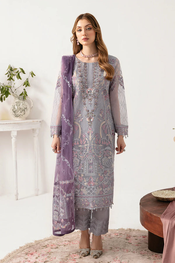 Ramsha | Minhal Organza | M-1104 - House of Ayeza