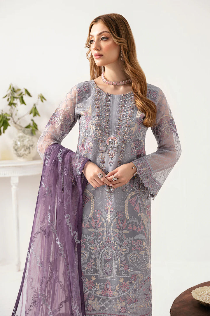 Ramsha | Minhal Organza | M-1104 - House of Ayeza