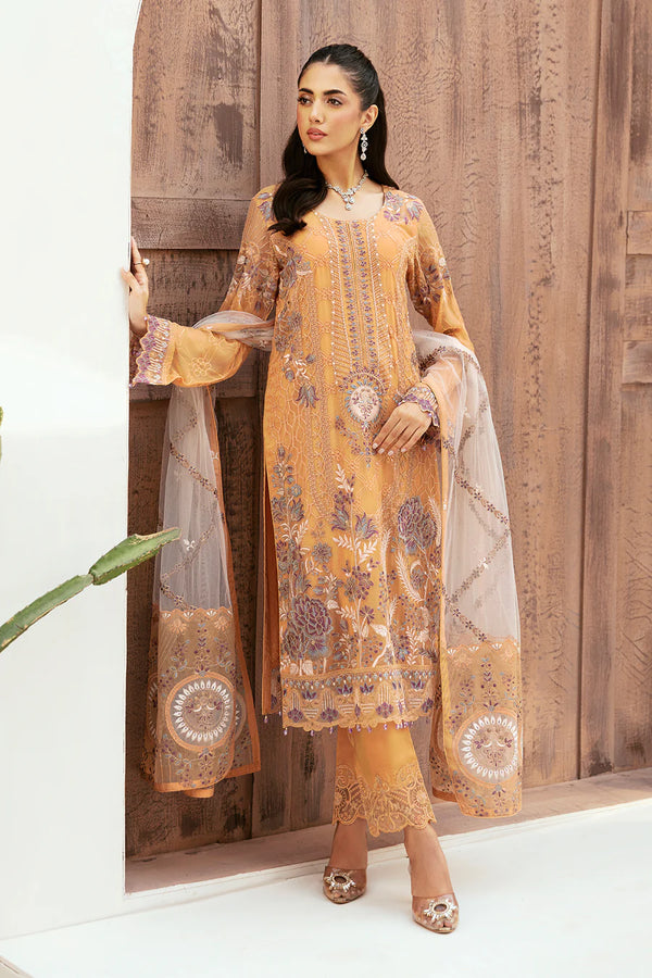 Ramsha | Minhal Organza | F-2603 - House of Ayeza