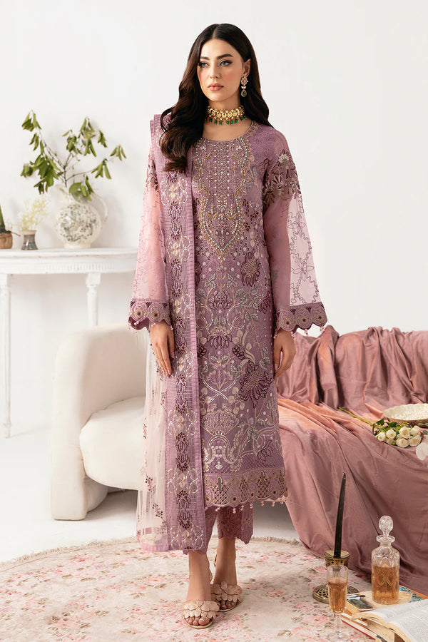 Ramsha | Minhal Organza | M-1107 - House of Ayeza