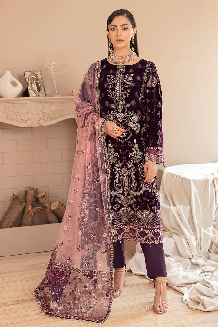 Ramsha | Velvet | V-505 - House of Ayeza