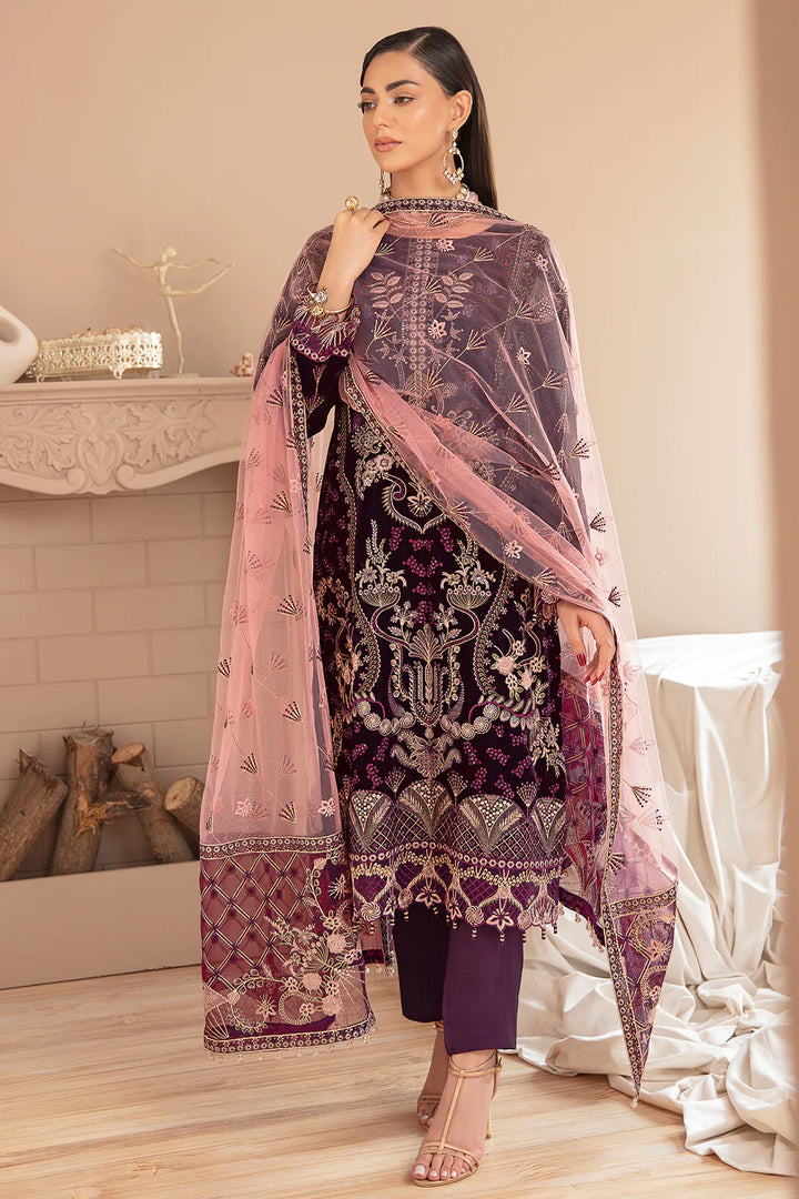 Ramsha | Velvet | V-505 - House of Ayeza