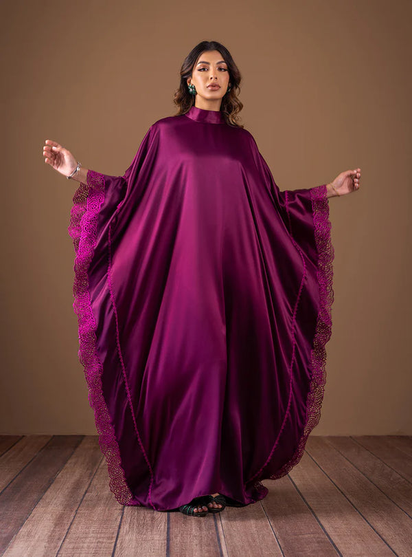 Zainab Chottani | Semi-Formals | Plum Flame - House of Ayeza