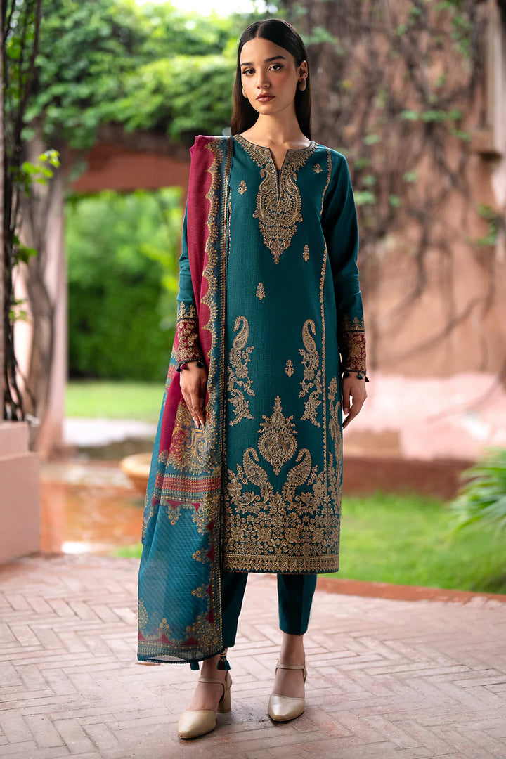 Jazmin | EMBROIDERED KHADDAR | UW-0070 - House of Ayeza