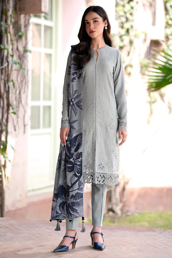 Jazmin | EMBROIDERED KHADDAR | UW-0065 - House of Ayeza