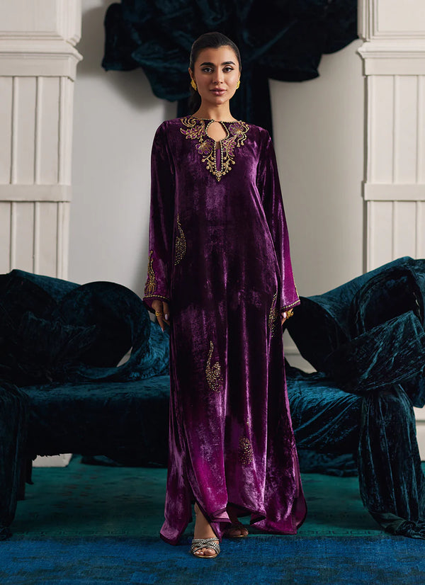 Farah Talib Aziz | Velvets The Afterparty | Nia Ombre Velvet Kaftan