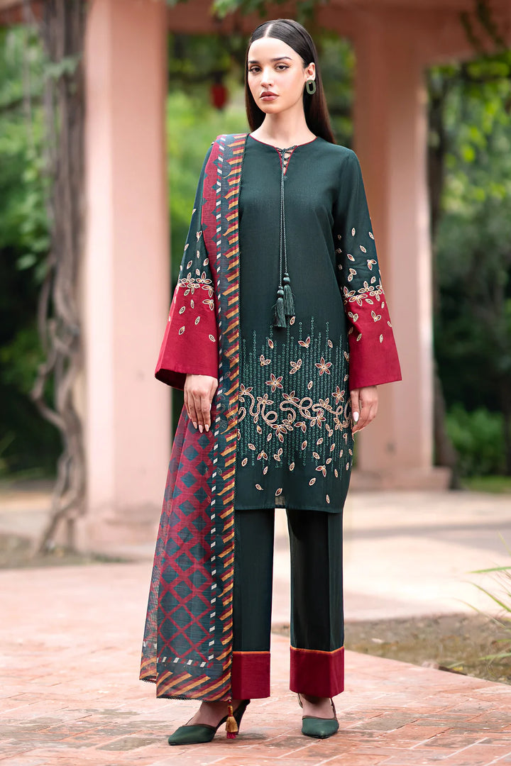 Jazmin | EMBROIDERED KHADDAR | UW-0071 - House of Ayeza