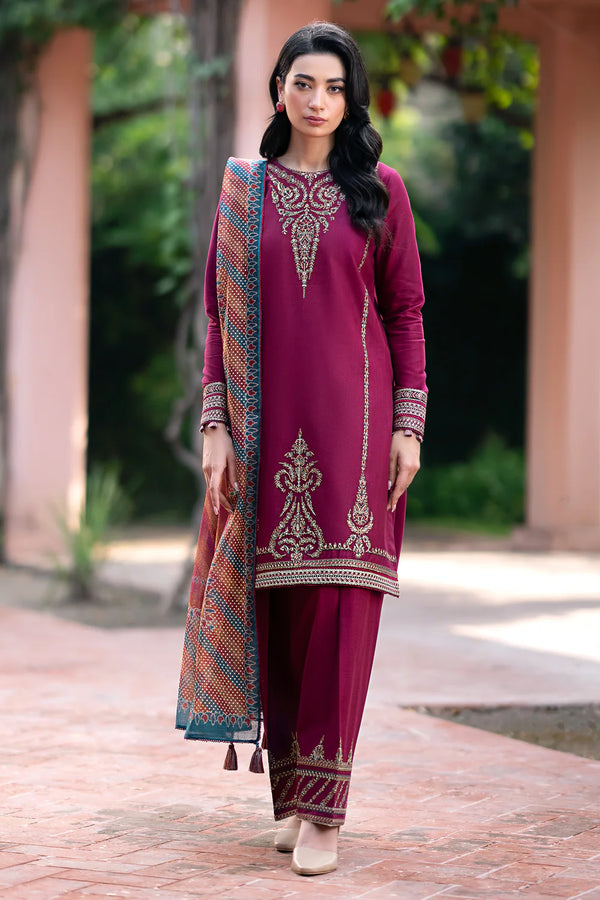 Jazmin | EMBROIDERED KHADDAR | UW-0072 - House of Ayeza