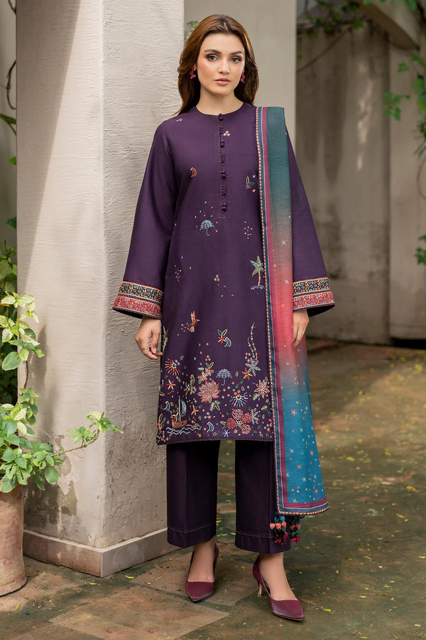 Jazmin | EMBROIDERED KHADDAR | UW-0050 - House of Ayeza