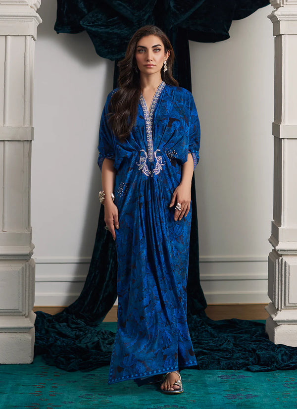 Farah Talib Aziz | Velvets The Afterparty | Roz Sapphire Kaftan