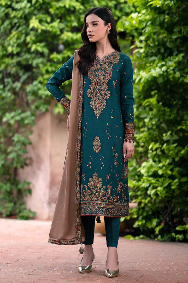 Jazmin | EMBROIDERED KHADDAR | UW-0060 - House of Ayeza