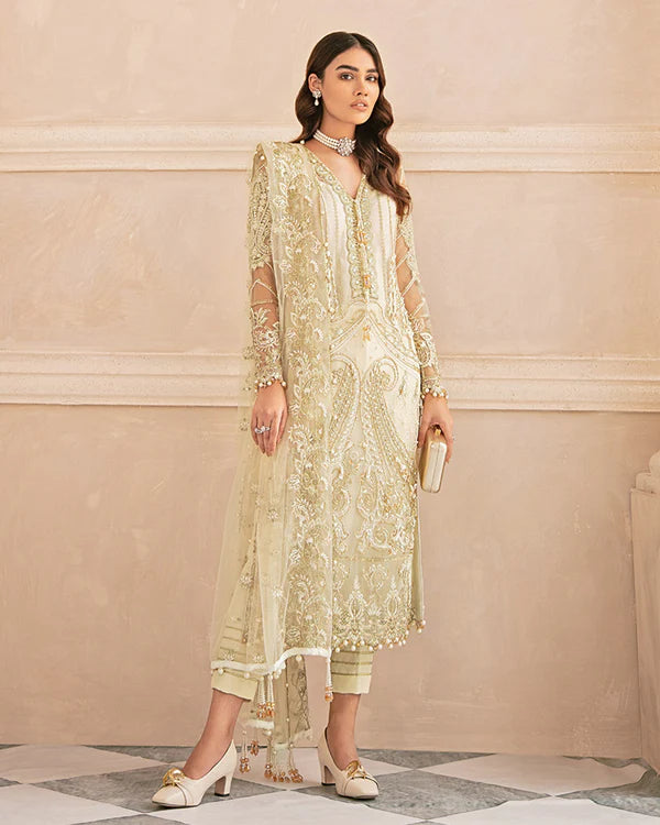 Gulaal | Crystalline Embroidered Net 4-Piece Suit MG-05