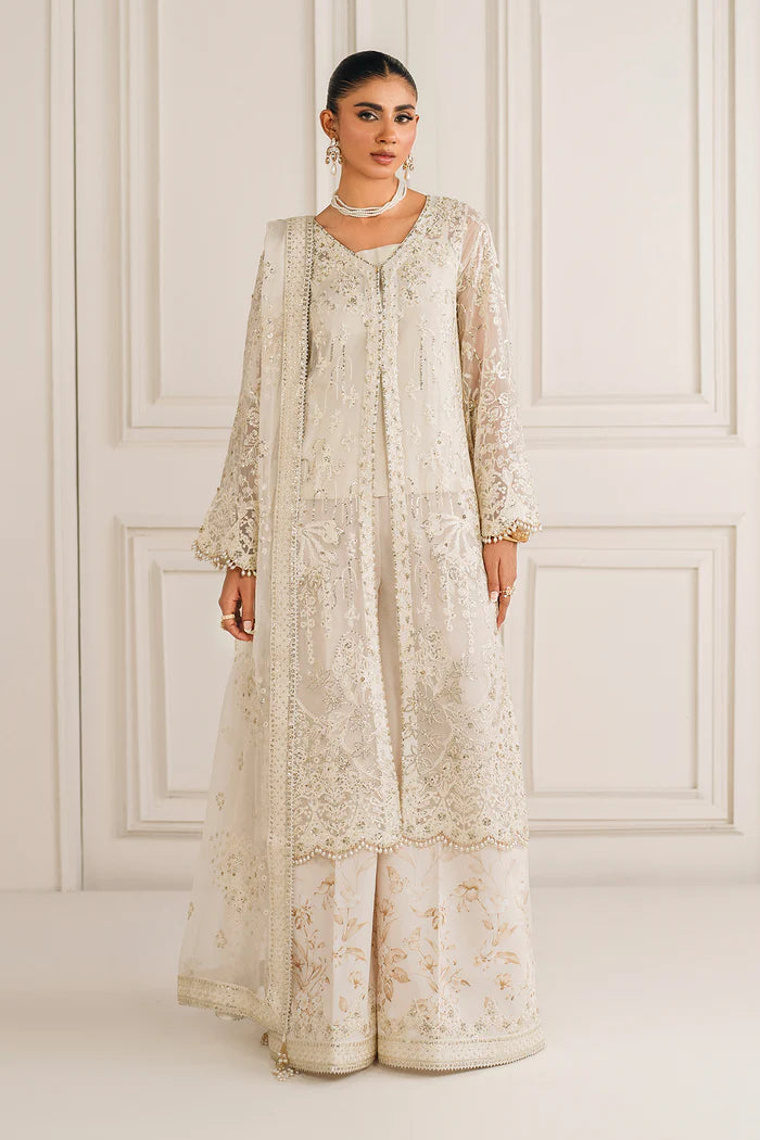 Baroque | Stitched 25 | EMBROIDERED CHIFFON UF-4157 - House of Ayeza