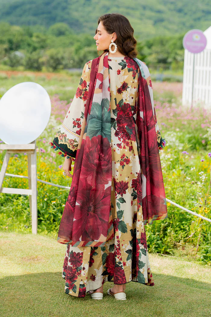 Baroque | Stitched 25 | DIGITAL PRINTED LAWN UF-4222 - House of Ayeza